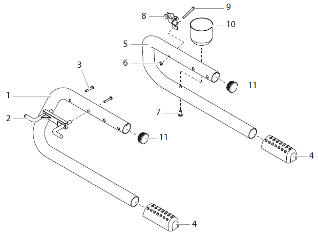 Impact 400 Skid Assembly Parts